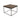 Side table with floor-protecting felt glides - 5-year quality guarantee