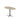 Claudio Bellini-designed side table with walnut MFC top and 4-spoke alloy base – Italian luxury