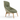 YUYUO | High Back Armchair - Fabric Seat with PU Leather Back